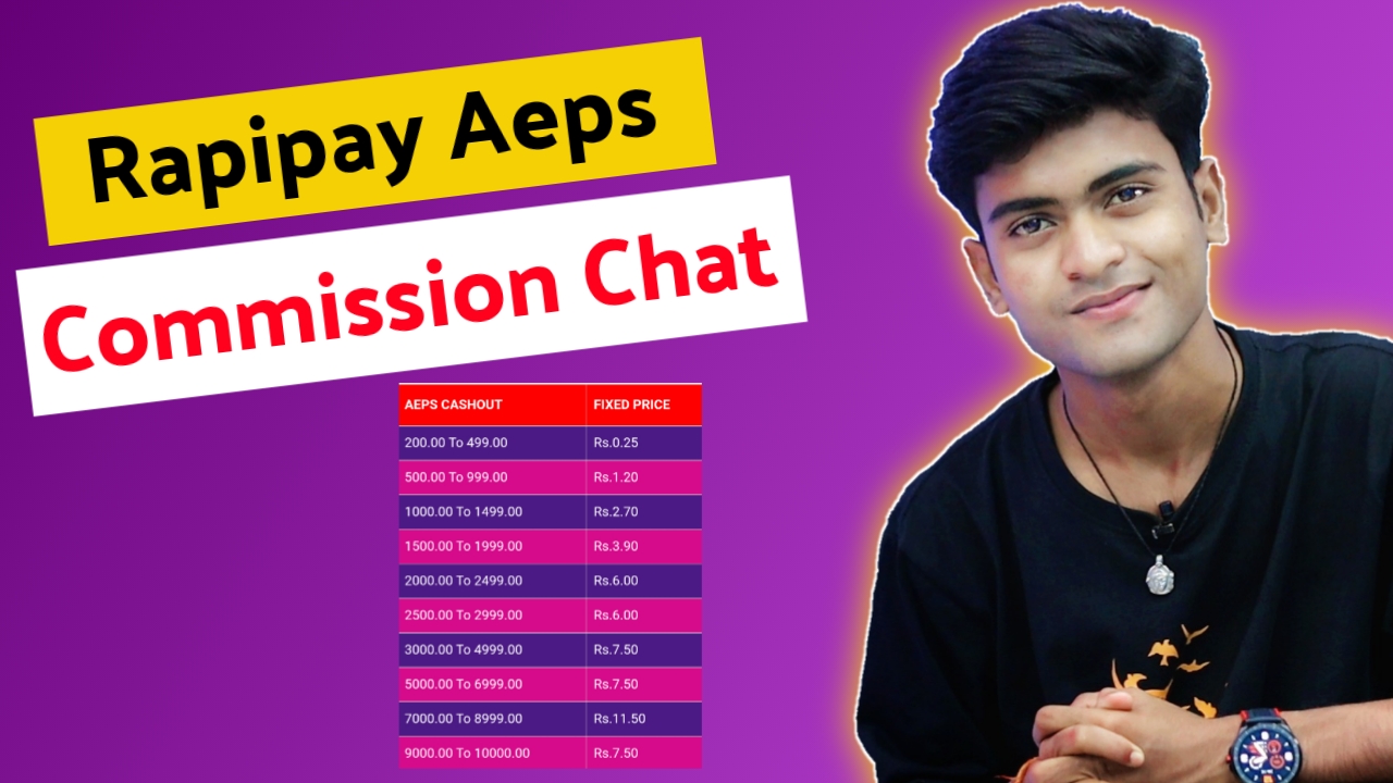 Read more about the article Rapipay AePS Commission  List