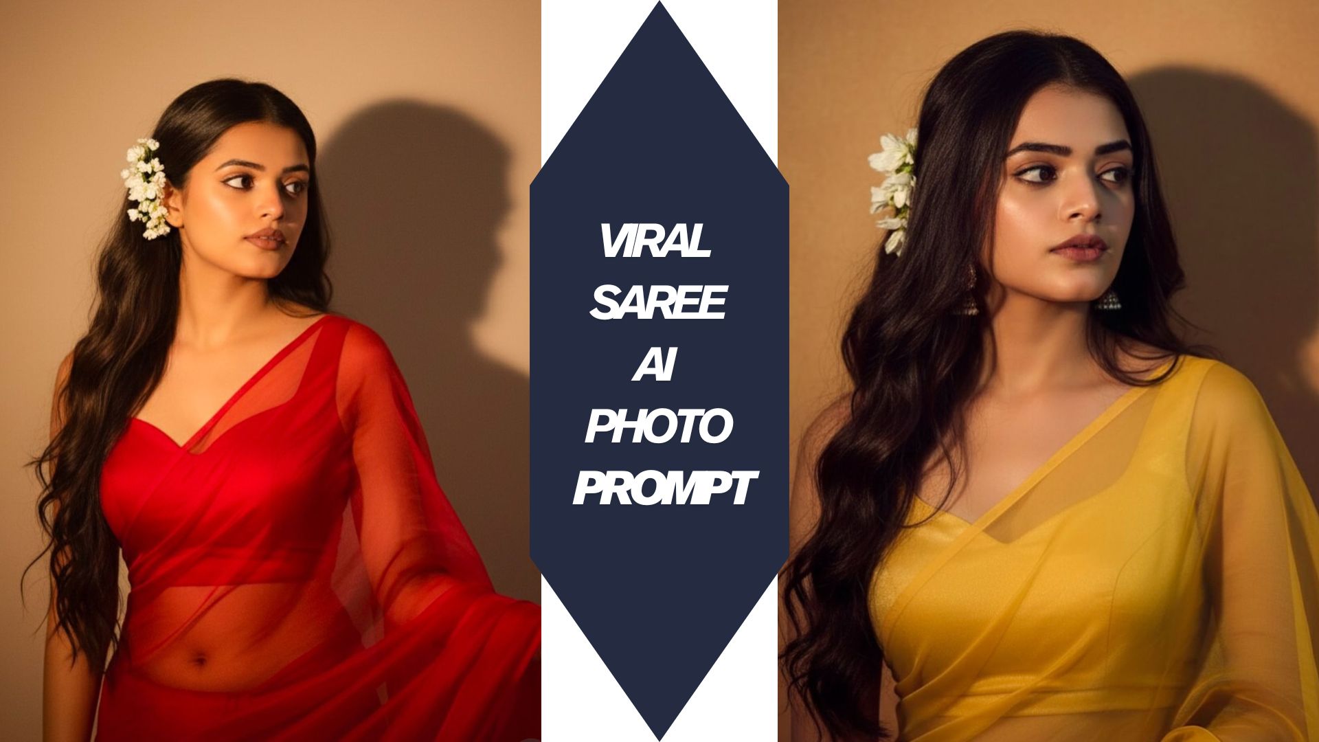 Viral Saree AI Photo Prompt Use in Google Gemini